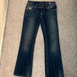 Miss me jeans size 28 hemmed short